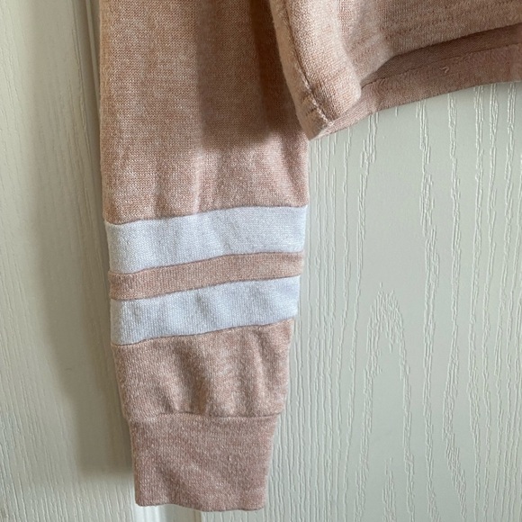 Flirtitude Active Top Pink and white cropped hoodie XS - Picture 4 of 10